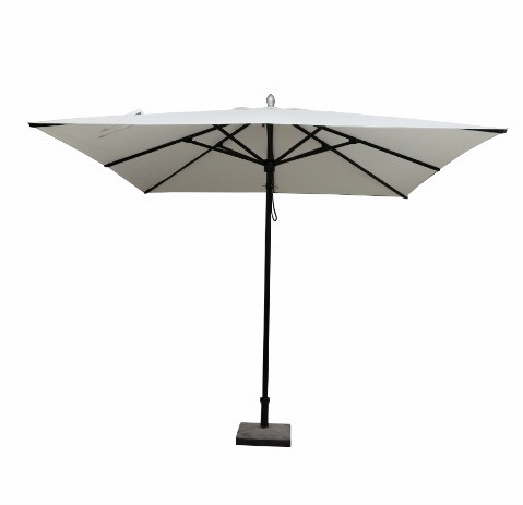 Aluminum Frame Square Garden Umbrella with UV50 Protection and 280g Polyester Fabric