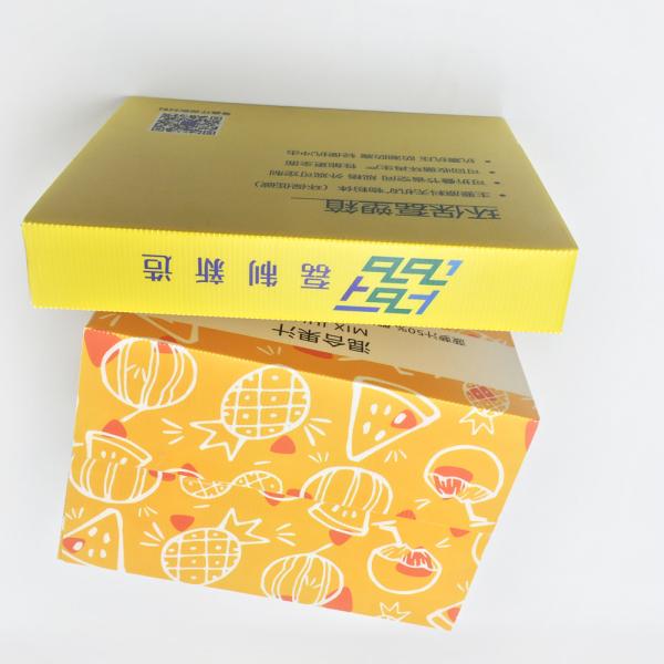 OEM 4mm Corrugated Plastic Packaging Boxes For Bottles High Definition Printing