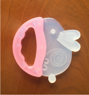 Pig Shaped Silicone Baby Teethers BPA Free Food Grade Animal Customized Bruxism Tool