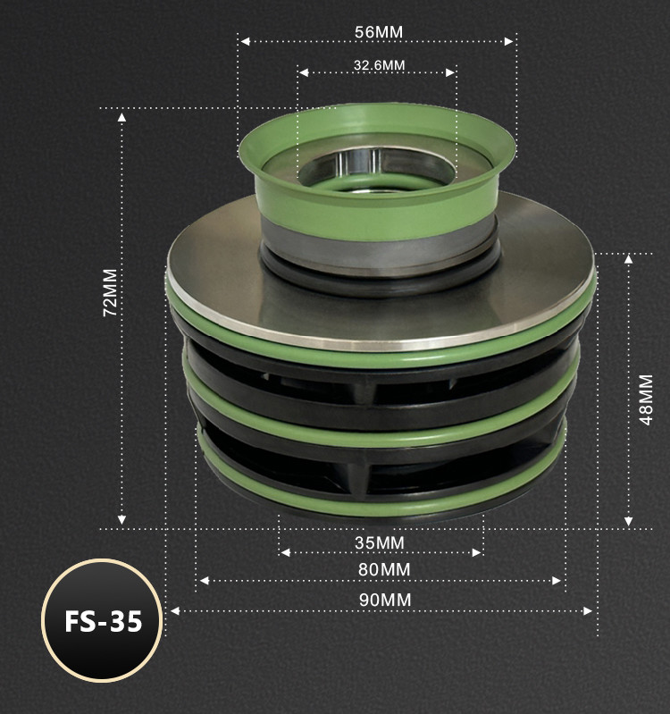 BERGMAN Заменить Flygt насос уплотнение 8195030 FS-35mm 2670 3153 5100 Металлический картон механическая уплотнение