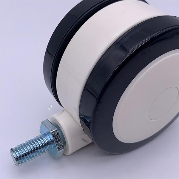 75mm Mute Medical Casters Hospital Bed Swivel Wheel​s Universal