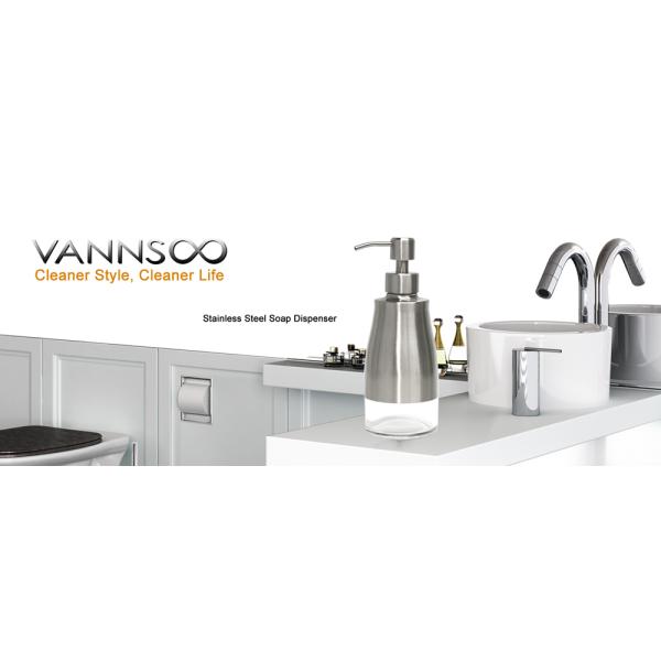 300Ml 10.1 Ounces Hand Wash Dispenser Washroom Countertop Hand Soap Dispenser