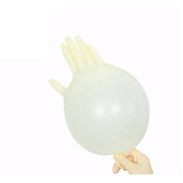 9 Inch Disposable Non Sterile Gloves , Sterile White Medical Examination Gloves