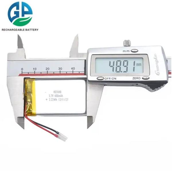 KC approved 403048 3.7V 600mAh Rechargeable Lithium Ion Li-Polymer Battery With Pcb
