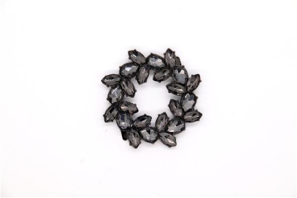 Colorful High Grade Rhinestone Women'S  Shoe Accessories Clips SGS Certificate