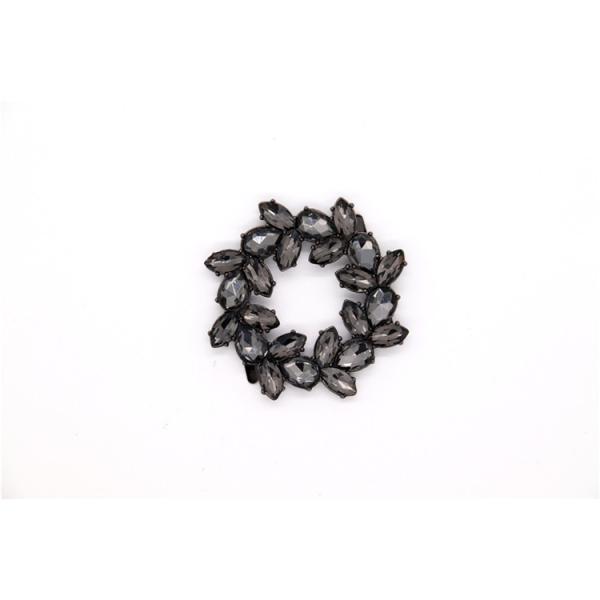 Colorful High Grade Rhinestone Women'S  Shoe Accessories Clips SGS Certificate