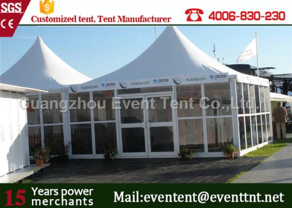 Pagoda / gazeboTent With Transparent white skin, Party Canopy Tent For Wedding