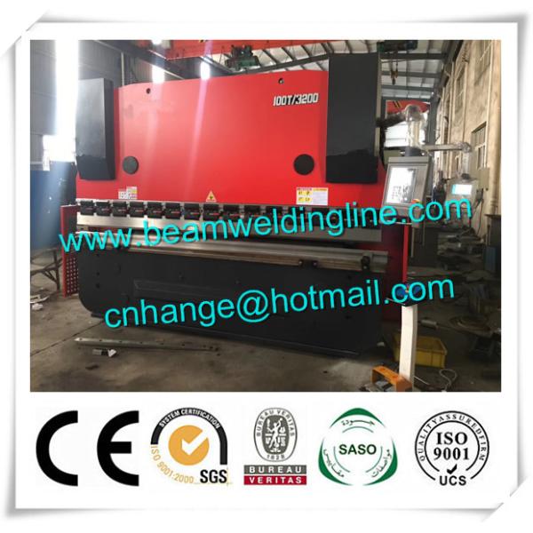 WE67K -200T /4000 CNC Hydraulic Press Brake , Sheet Press Brake Bending Machine