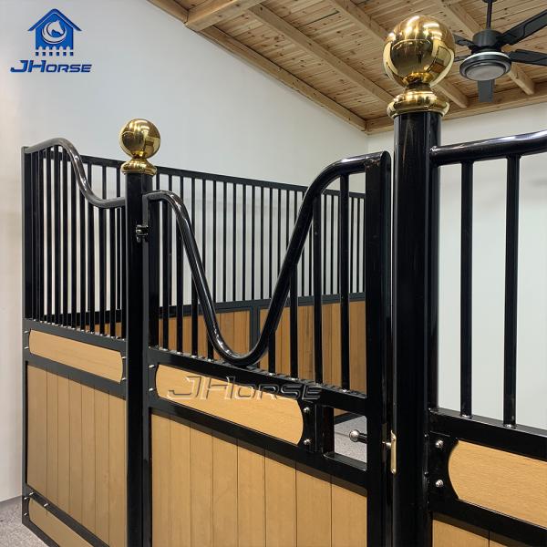Divisores de boxes para caballos personalizados, panel lateral y trasero de madera de pino, división de pared