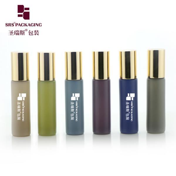 10ml Wall Glass Roll On Bottle BLPM Series Anti acne Eye Serum Skincare Essence Roller with Custom Logo