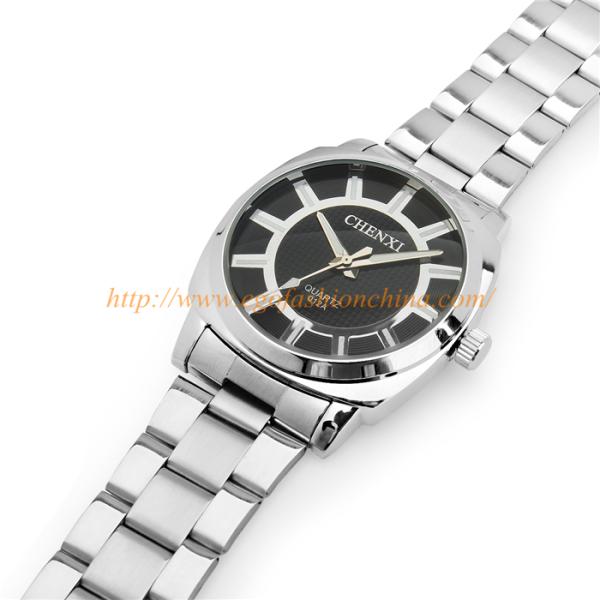 012A Stainless Steel Watches Unisex Watch Quality Steel Analog Watch Roman Numbers Watch
