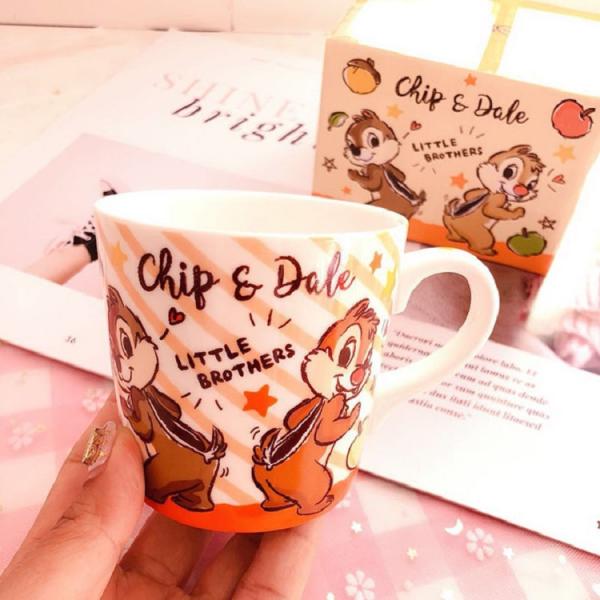 Cartoon Porcelain Ceramic Coffee Cups For Student Milk Juice Tea OEM ODM