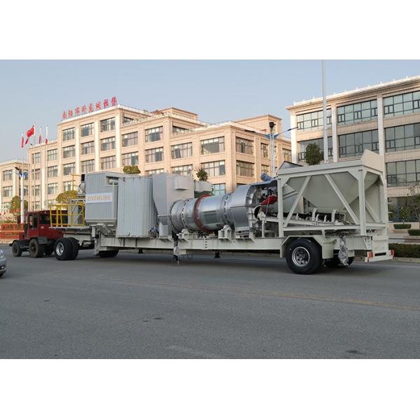 Industrial Small Portable Asphalt Plant  / Mobile Asphalt Mixer With One Trailer Only