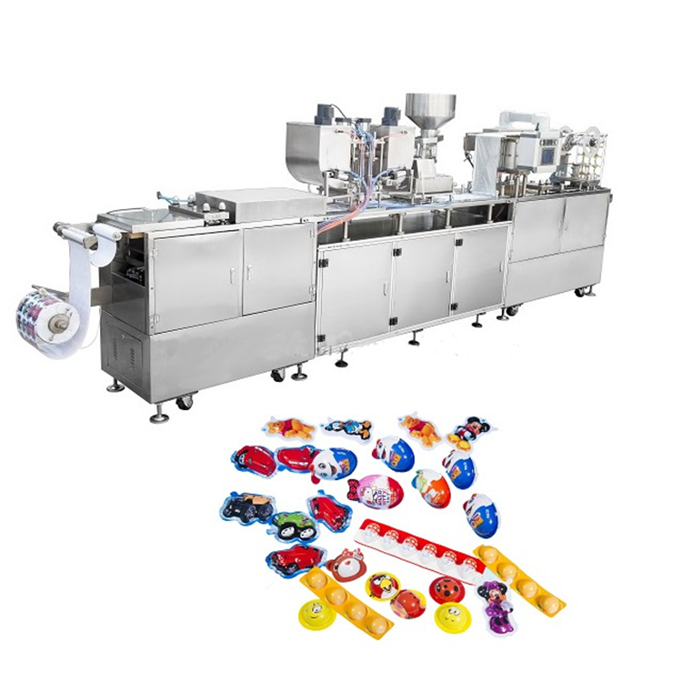 Chocolate Candy Sauce Blister Packing Machine New joy Egg Welding Biscuit Chocolate Blister Packing Machine