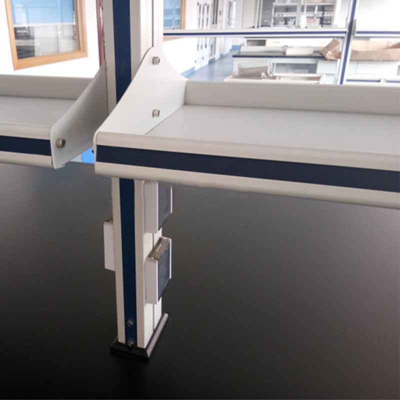 Aluminum Alloy Laboratory Accessories Benchtop Laboratory Reagent Rack For Chemical Storage