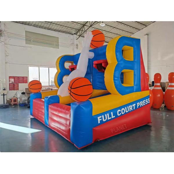 Juego de deportes al aire libre Balón de baloncesto hinchable para alquiler