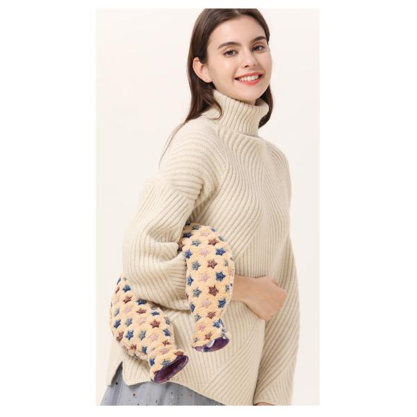 1.5L Botella de agua caliente fría Bolsa en forma de U Reutilizables bolsas calientes y frías para el dolor