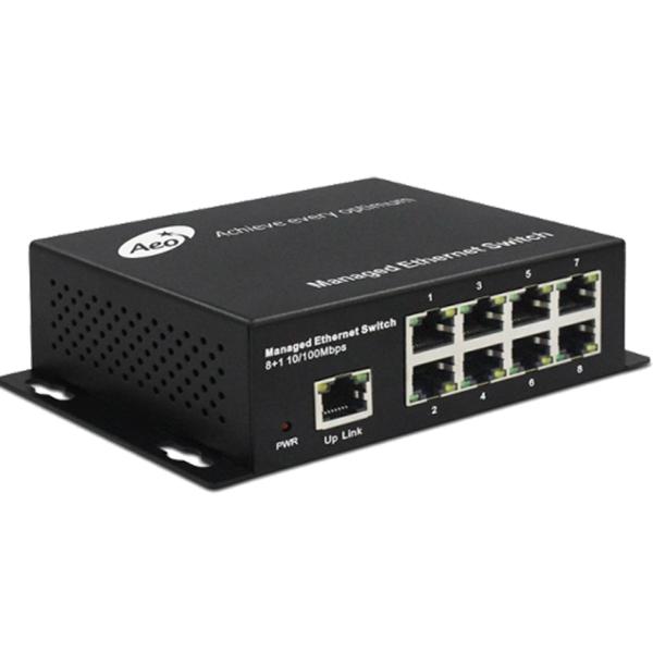 Автоматическая поддержка наполнителя 250m VLAN IPC переключателя POE порта переговоров 8