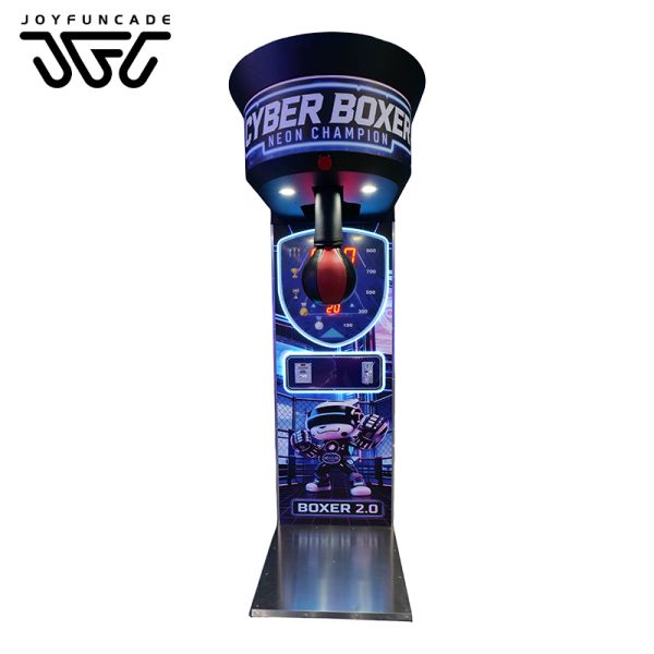 Cyber-BOXER Arcade Punching Machine Commercial Coin-Operated Boxing Force Simulator Punch Boxing Arcade Machine Boxing Arcade Game for Bars & FECs