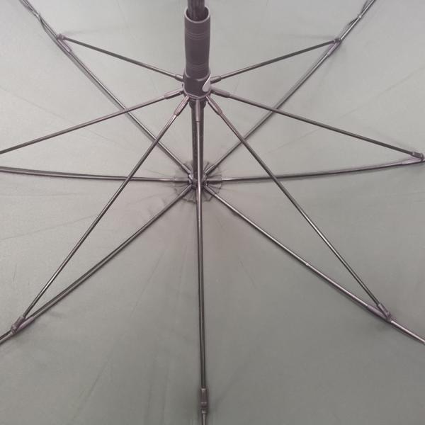 Large Green Manual open Promotional Golf Umbrellas With Black Fiberglass Ribs