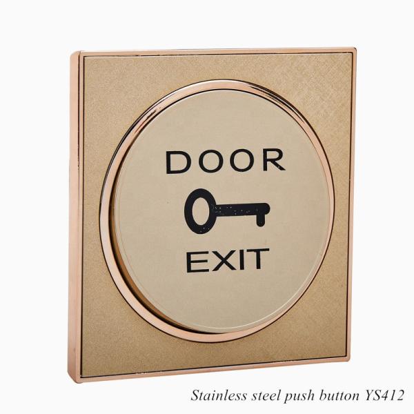 Переключатель касания кнопки нержавеющей стали ВЫХОДА Metral