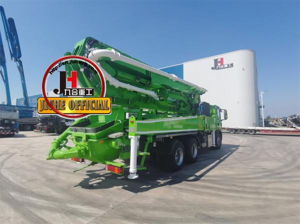 JIUHE 38m Concrete Pump Truck Of Small Diesel Concrete Pump JHZ5264THB-38
