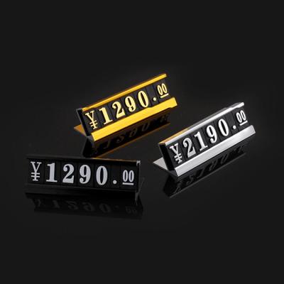 AaL-60-22 Marcas de preços de plástico com base metálica utilizadas para maquilhagem de cigarros
