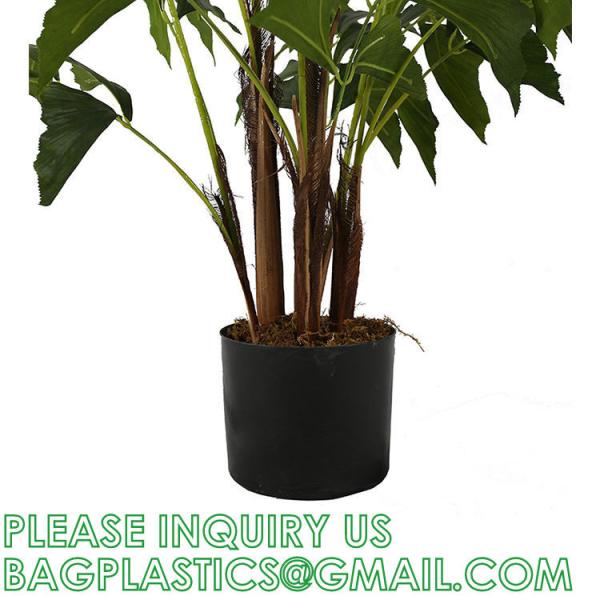 Artificial Paradise Palm Tree 3Feet Fake Tropical Palm Tree, Faux Plants in Pot for Indoor Outdoor House Home
