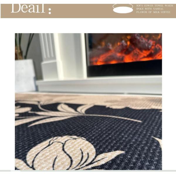 Household Printed Living Room Floor Rug Light Luxury Pattern Coffee Table Blanket