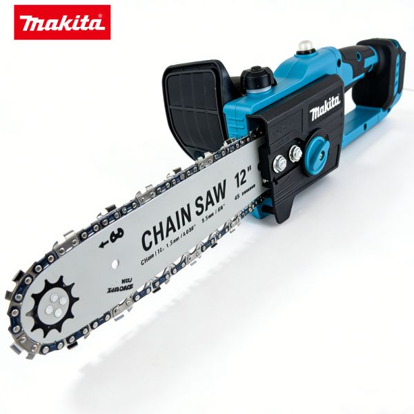 Makita High Efficiency 12-Inch Wireless Handheld Chainsaw High Frequency Brushless Motor Reliable Tools for Wood Saw Battery Durable