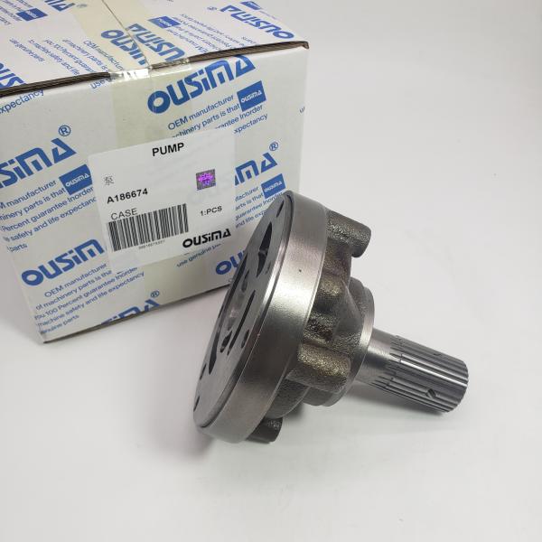 OUSIMA Nueva bomba de carga de transmisión de excavadora A186674 para el caso 550E 550G 550H 580SK 590 650G 650H 750H
