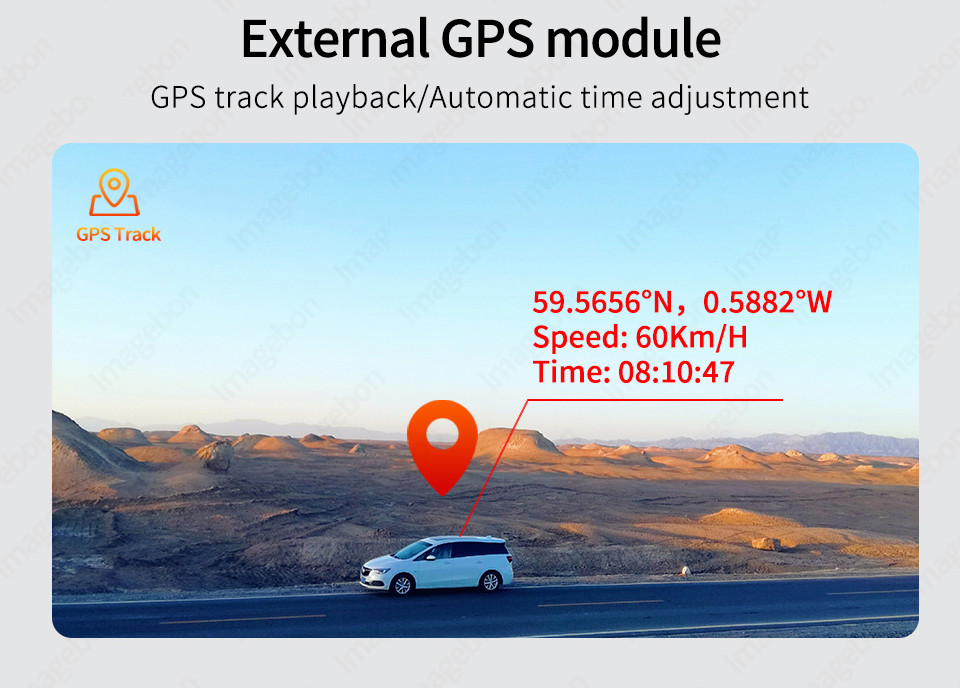 4K Android Auto ADAS WiFi Dash Cam AUX FM GPS 10,26