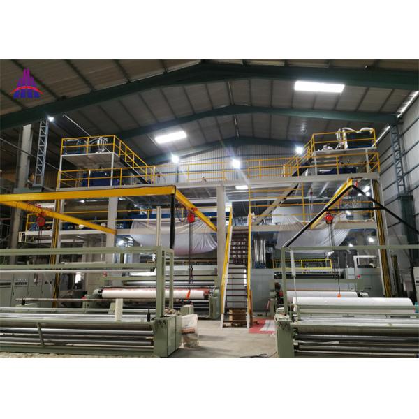 3200mm 130KW Spunbond Non Woven Fabric Making Line For Shopping Bags