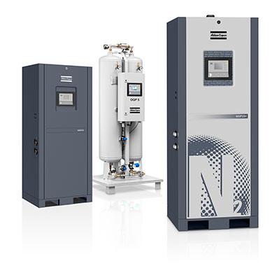 Gerador todo do nitrogênio de Copco PSA do atlas em um NGP20 99,999% pureza 99,99% 99,95%