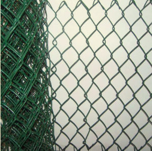 Ral 6005 Green Plastic Coated Diamond Mesh Fencing 50*50mm 6feet Height