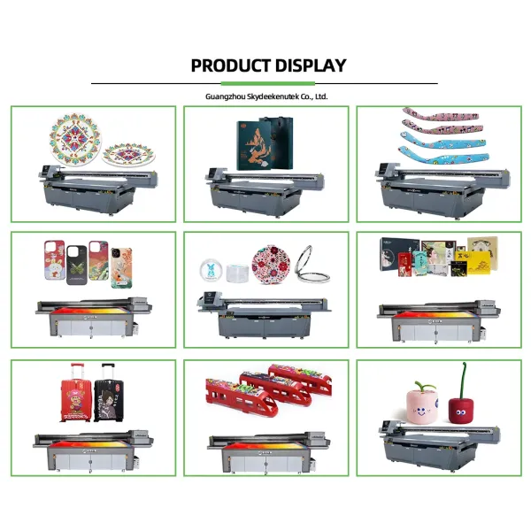 Large Format UV Flatbed Printer Inkjet Glass Automatic Screen Printing Machine