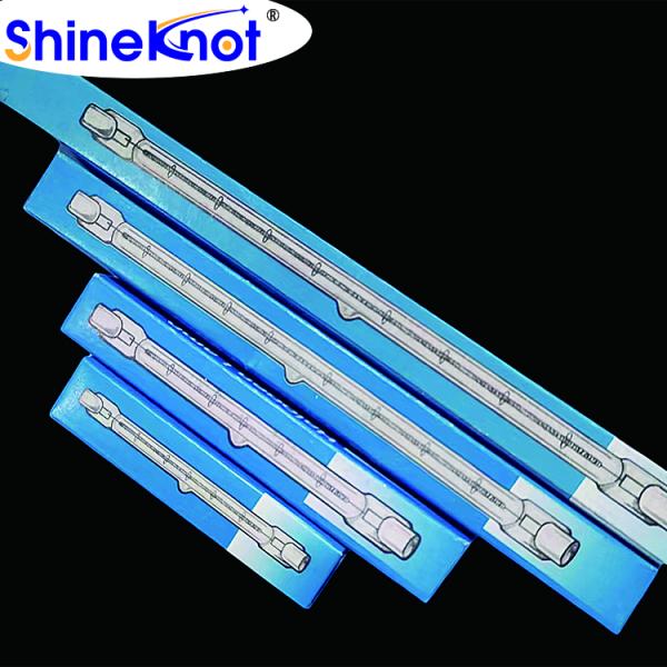 100W Transparent Glass Tube Ceramic Lamp Holder for Sports Stadiums Lighting Solutions