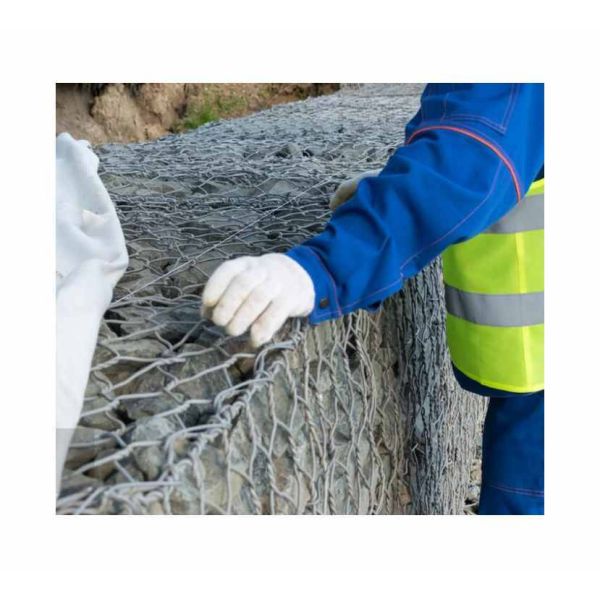 Hot Dip Galvanized Gabion Basket with Hexagonal Weaving Mesh for River Bank Protection