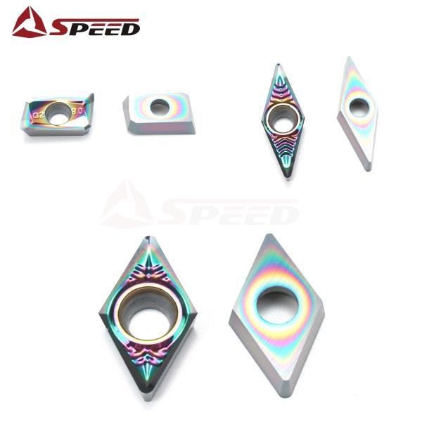 10 шт. CNC APKT CGGT APGT RCGT TCGT CNC индексируемый карбидный вставщик фрезерной резки для алюминиевой металлообработки DLC покрытия