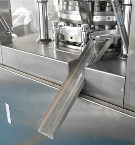 Máquina de compressão de comprimidos rotativa totalmente automática de dupla cor para bloco de lavagem de louça