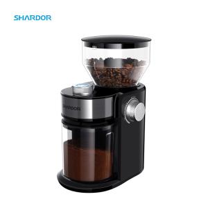 Removable Adjustable Burr Coffee Grinder EU Plug Small 16 2 To 12 Cups