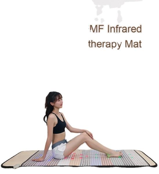 PEMF thermique Mat de chauffage infrarouge lointain Cristal d'améthyste avec contrôleur