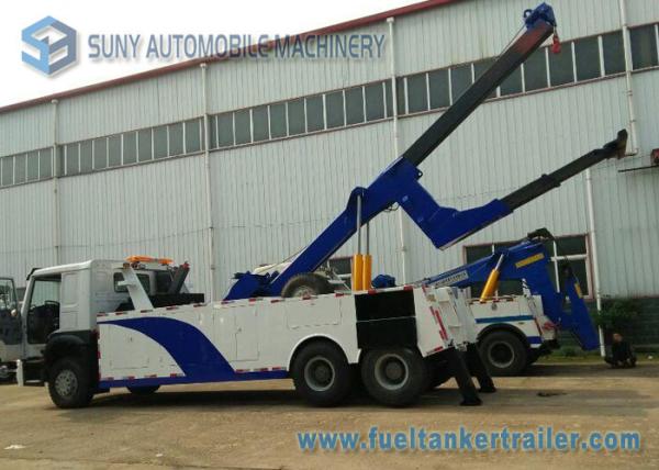 HOWO 6X4 Wrecker Tow Truck Heavy Duty With INT 35 Wrecker Truck Upper Body