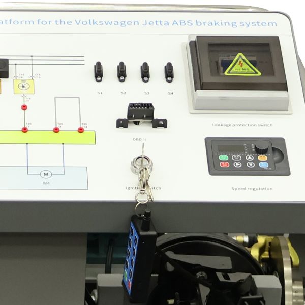 Automotive ABS Braking System Training Equipment for Vehicle Teaching Laboratory with Fault Diagnosis Function