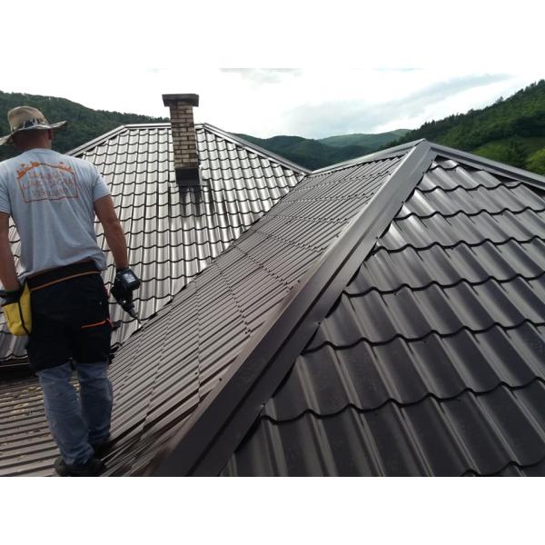 Galvanized Metal Aluminum Roll Forming Machines , Automatic Roll Forming Machines