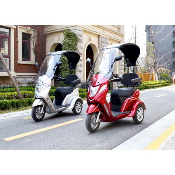 Red Electric Mobility Scooter 60V 20Ah Lead - Acid Battery 40km Travel Range For Adult