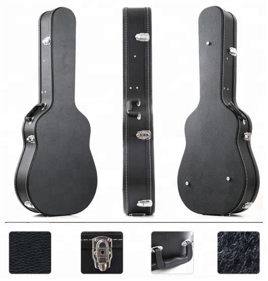 Musical Instrument Protect Hardshell Electric Guitar Case With Fabric Surface