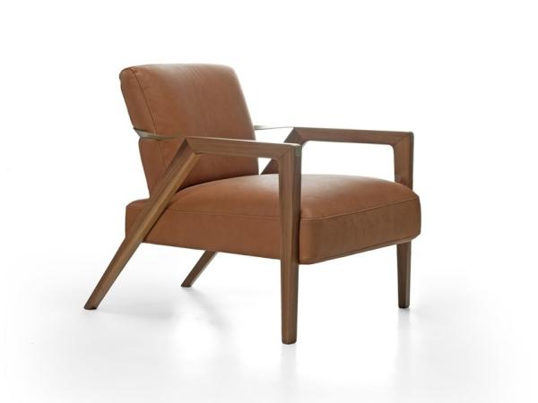 Aston Martin V221 Fiberglass Arm Chair Seat And Back In Leather Skin Rust