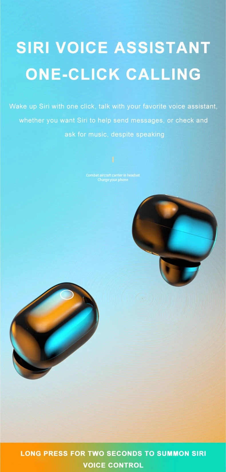 Хэндс-фри 20hours 105dB TWS Bluetooth Earbuds