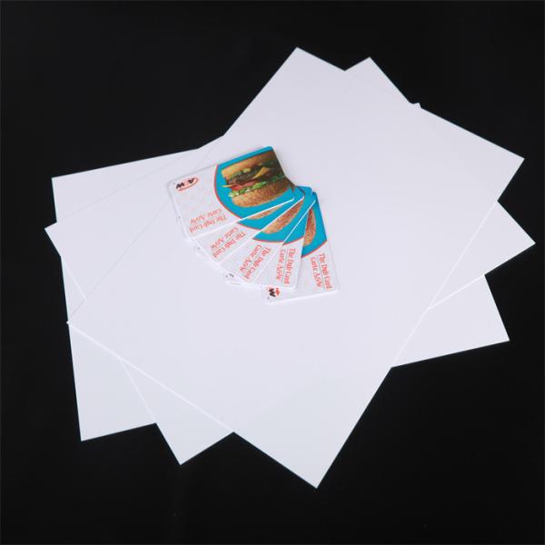 Middle Layer White PVC Core Sheet 0.32mm For Plastic Cards Lamination